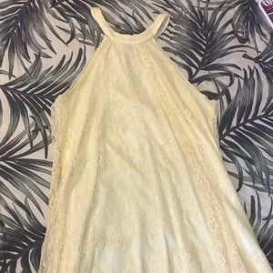 Light yellow dress perfect for warm sunny days!